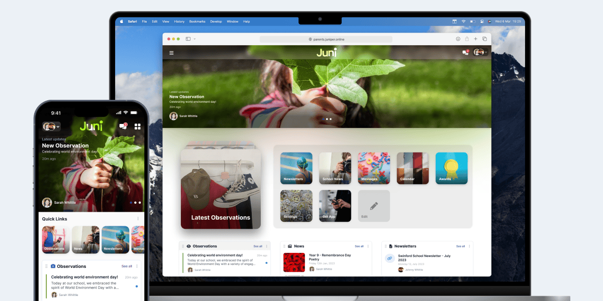 Desktop web experience