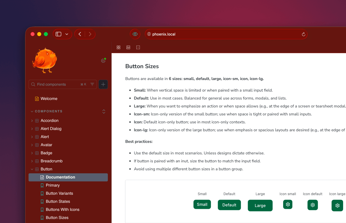 Before and after UI comparison