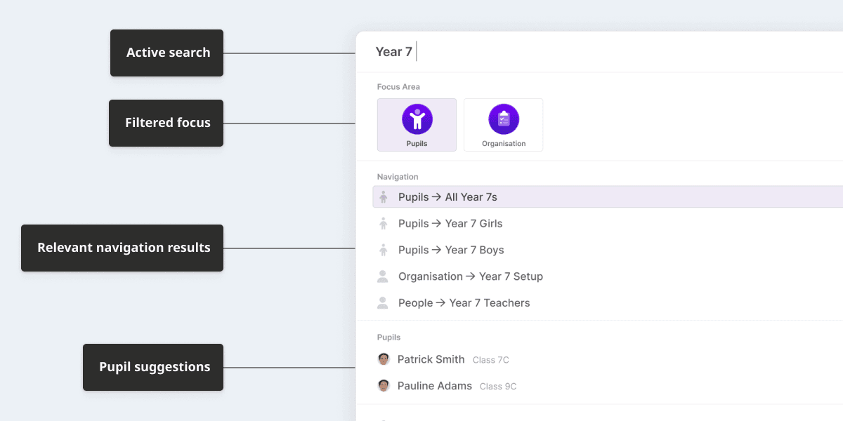 Example of Juniper's Command Palette
